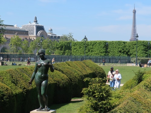 Jardin du Carrousel in Paris France