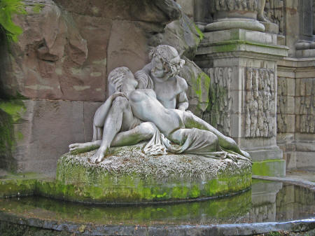Medici Fountain in Paris France