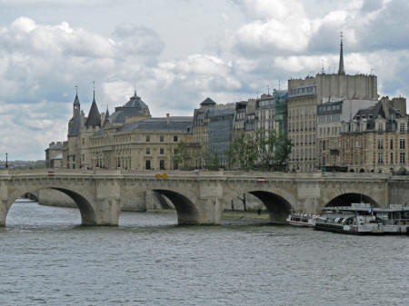 Ile de la Cite in Paris France