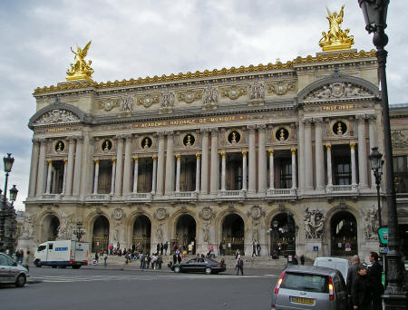 Opera Garnier in Paris France