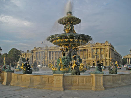 Fountain in Paris France