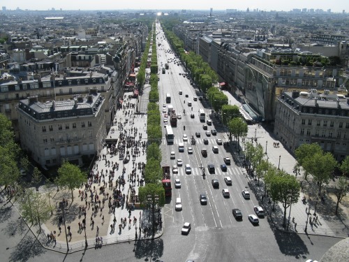 Champs Elysee District of Paris