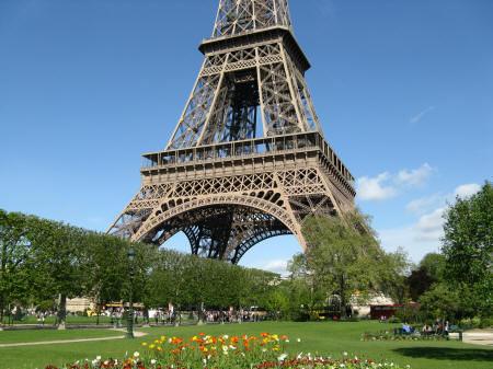 Champ de Mars in Paris France