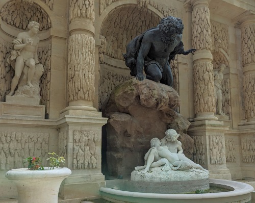 Medici Fountain in Paris France