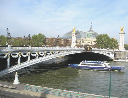 Pont Alexandre III in Paris France