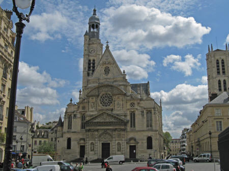Saint-Etienne-du-Mont in Paris France