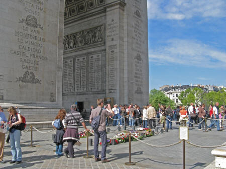 Tomb of the Unknown Soldier in Paris
